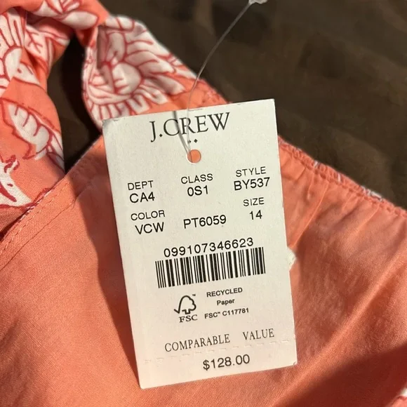 J.Crew Factory Tie-Back Dress - Picture 8 of 11